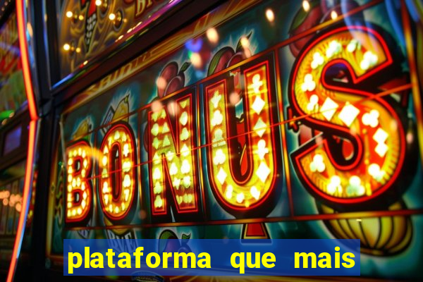 plataforma que mais paga no fortune tiger